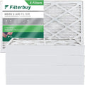 Filters HVAC MERV Filterbuy AC (5-Pack) Air 10x25x4 8 Pleated Furnace