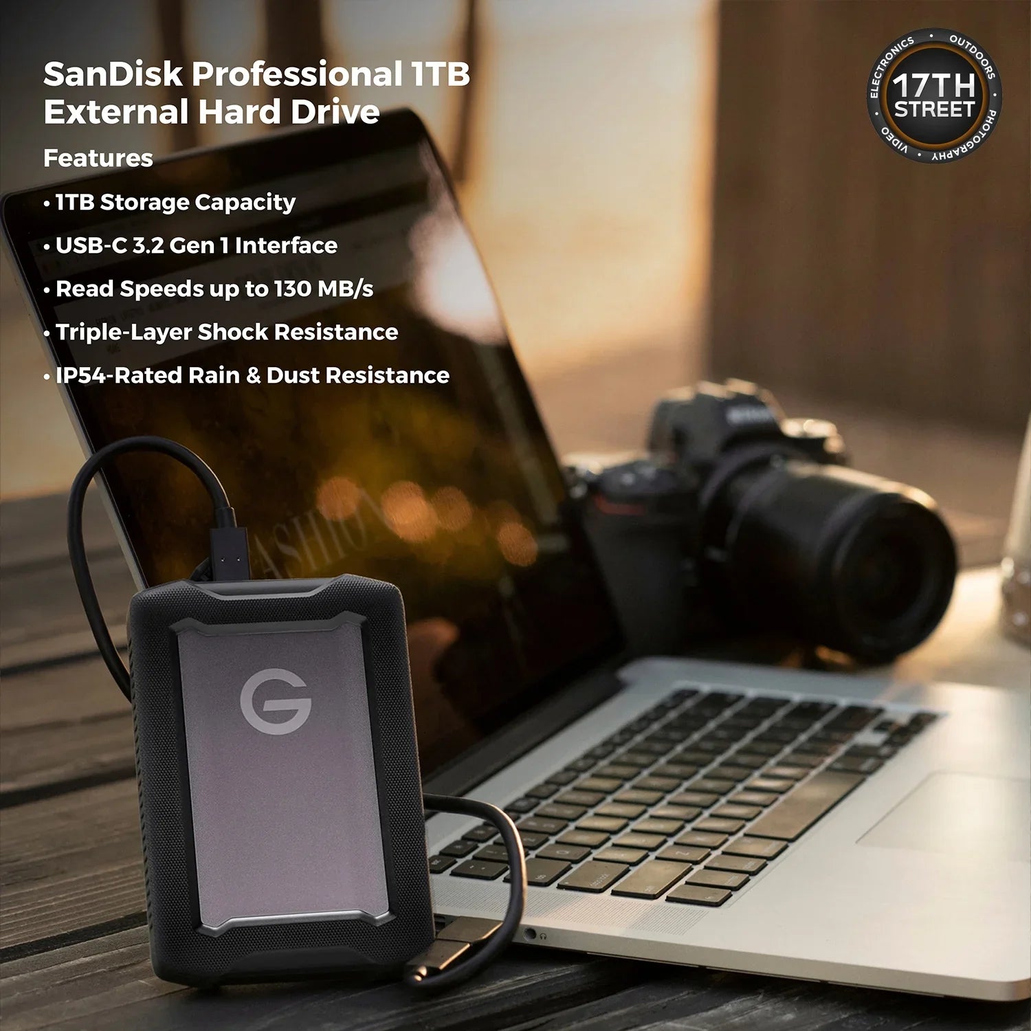 E Hard 1, Memory Professional Gen with Cloth Card Cleaning SDXC 24-70mm 1TB DN Microfiber External Lens Sigma UHS-I Drive Art DG Extreme Waith Set) 64GB 3.2 PRO (Bundle F2.8 and for USB-C