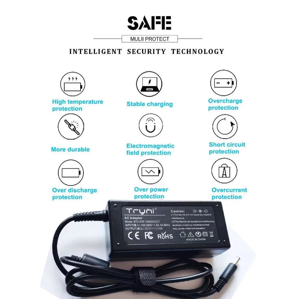 3452 Power 17 New 3459 AC Adapter Charger W17B Cord W12C Power 3455 PC Supply W15B for 3464 Desktop 24 5775 Inspiron