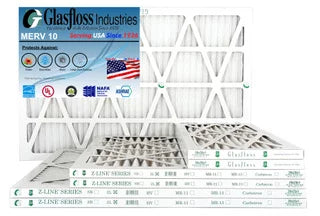 18x36x1 USA x - dimension: MERV 35.5 Furnace in Qty:4 Made Air inch) 7/8 - - (Actual x Glasfloss - 10 Filter 17.5