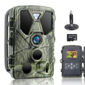 Monitor with Wildgame with Camera IR Wildlife TF HC-812A Monitors Hunting Hunting 36MP 4K Camera Night Trail Trail LED Waterproof Trail Card 32GB Vision SuntekCam