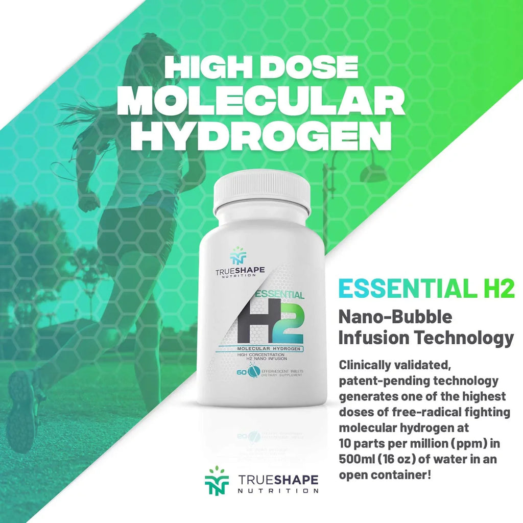 (60 Molecular for Nutrition Fizzy Tablets TrueShape Nutritional Supplement Servings) liquid Hydrogen Essential H2