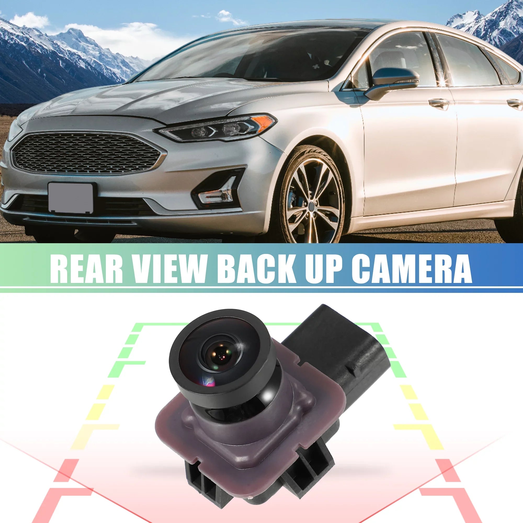 Assist View HS7T-19G490-AC Back Park Set 1 Reverse Fusion Camera Camera Up Rear Car 2017-2020 for