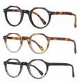 Reading Mens Vintage Light Blue Pairs Blocking 3 Glasses Womens Round Readers
