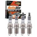 Autolite Secondary Wire pc 4 Spark Iridium Ignition Plugs for XP3922 XP