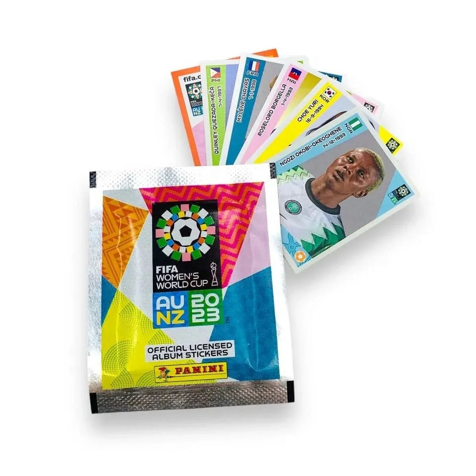 Stickers) 551 Packs 2 Bundle & Women's - Stickers (Album Pack) + Panini World Starter 2023 (100 Mega Cup FIFA