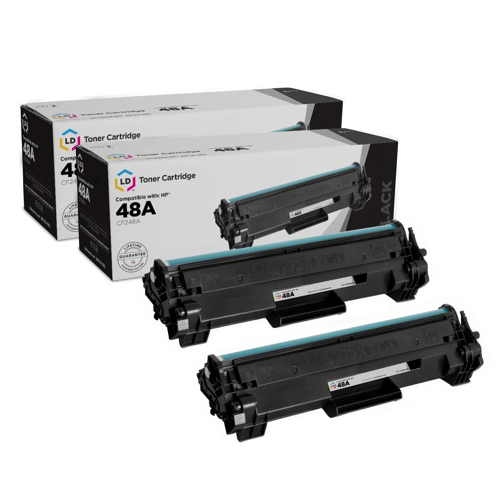M17 HP M15 (Black, M14 M15w M28 M29w 48A M16a Products HP M15a for M31w Toner Compatible CF248A Pro / M29a LaserJet LD Printer Cartridges 2-Pack) M28a MFP M16w M31 M28w M30w for Laser Replacement