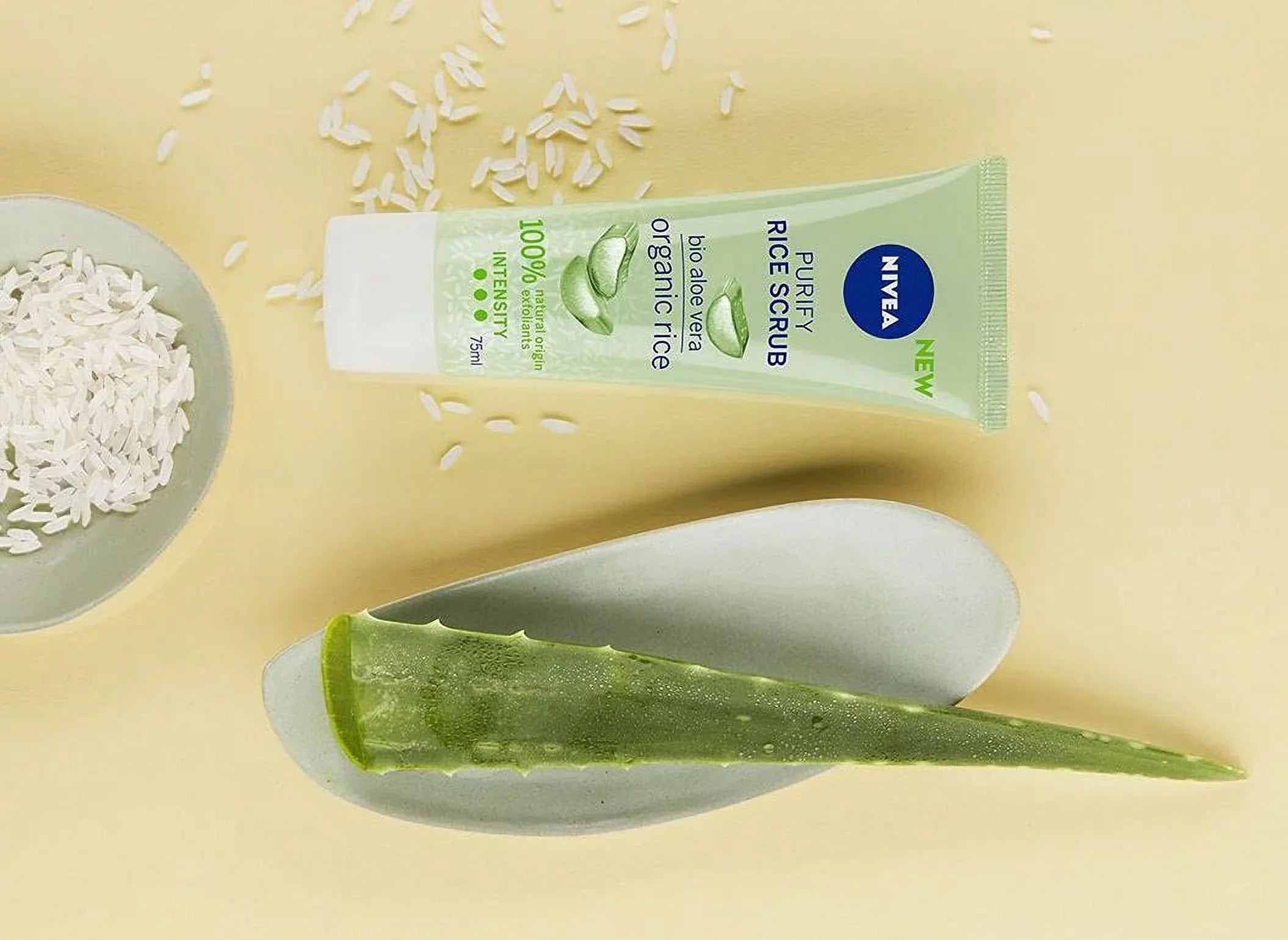 Mixed Skin Aloe Purifying With Peeling 75 For Nivea Scrub Rice Ml
