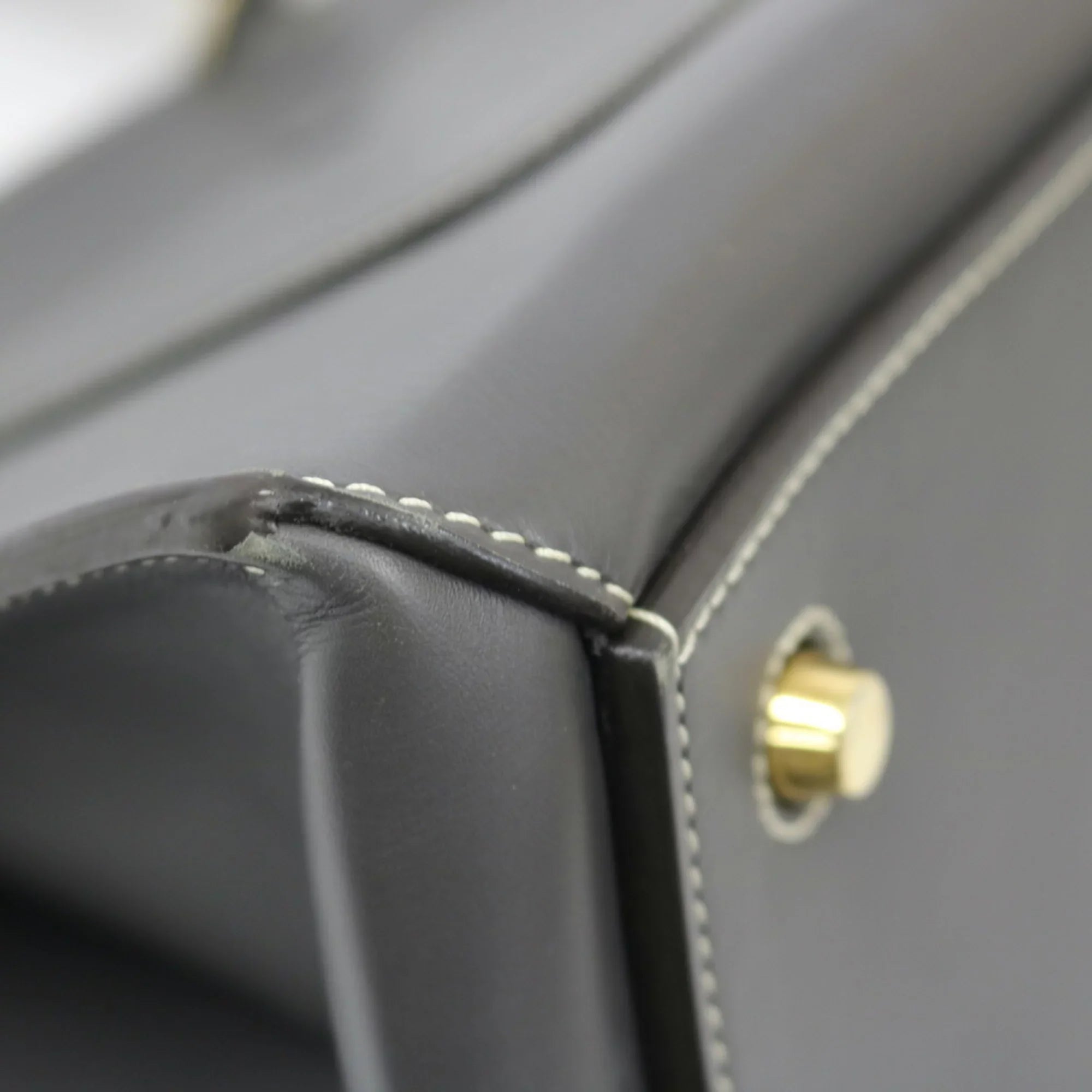 Ladies Handbag Celine Gray CELINE Pre-Owned Edge (Fair)
