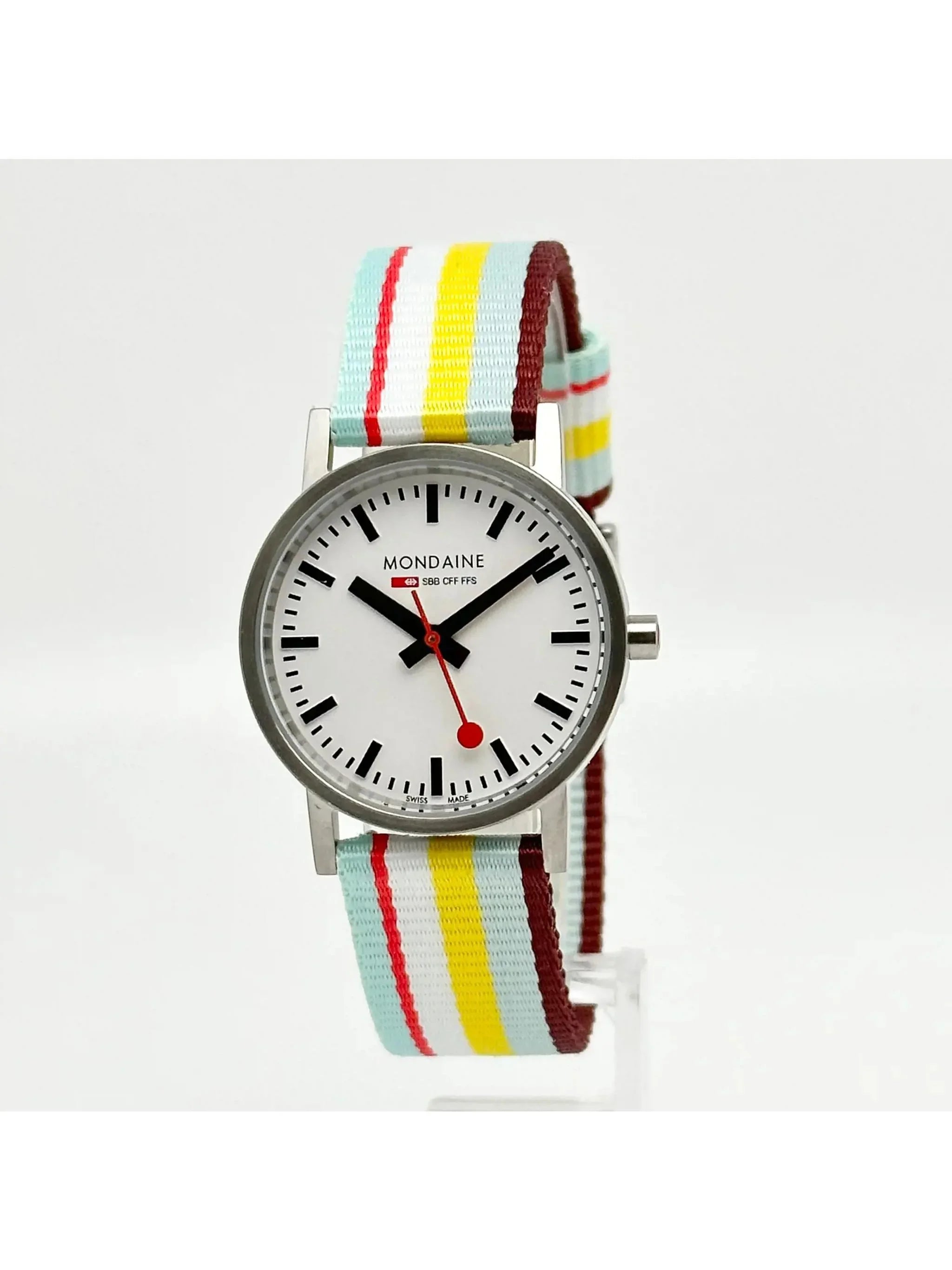 Swiss Watch Railways Ladies White Dial Mondain A660.30360.16SBK 30mm Steel