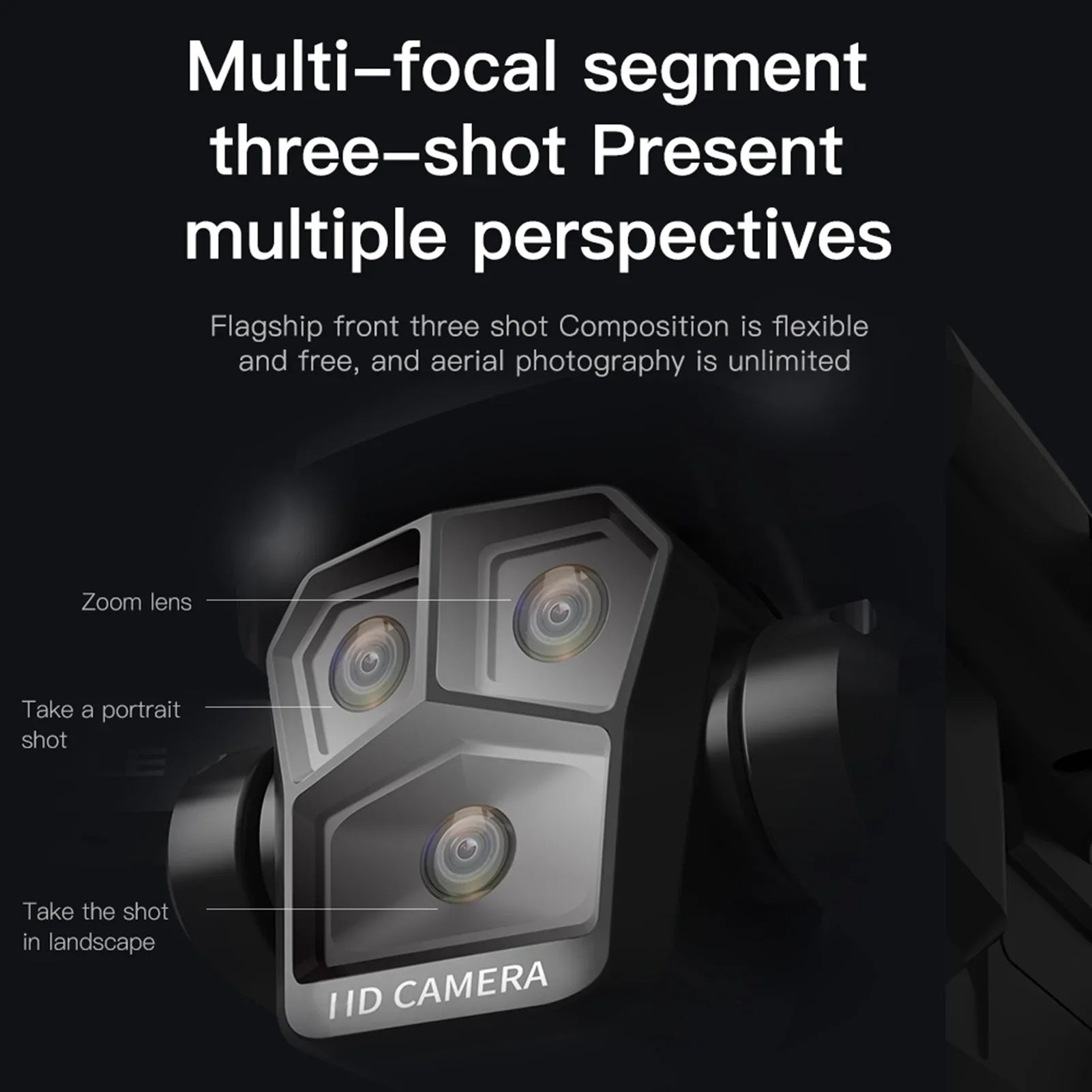 Flight 2 Storage Flight Package 4K Obstacle Remote Bottom with FPV Gesture Camera Dcenta 3 Photography Avoidance Front 5GWiFi Trajectory Follow Bag Camera Control Camera