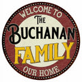 The Family Kitchen Metal Game 100140038472 Sign Buchanan Room 14" Decor Round