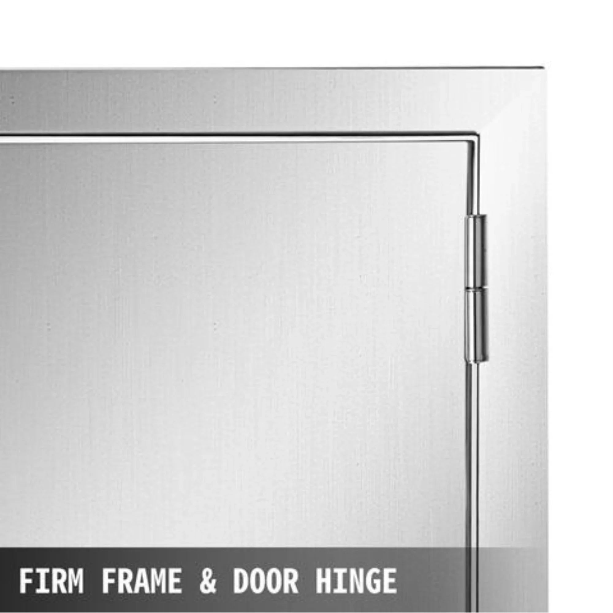 exterior Door Bbq Doors Horizontal Island 17"hx24"w Access Steel Stainless Single