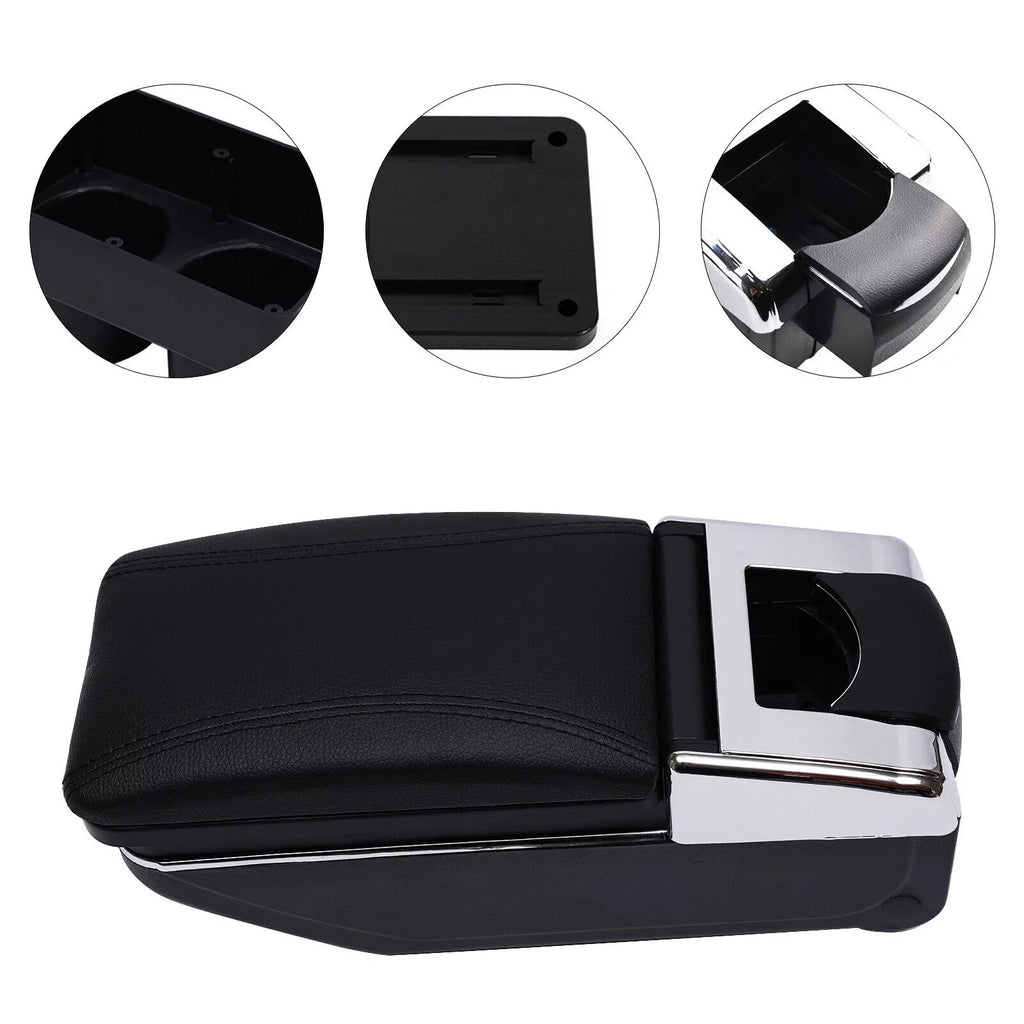 Center 07-2011 Storage Hatch Container Black Armrest Nissan Console Versa 2012 Box For
