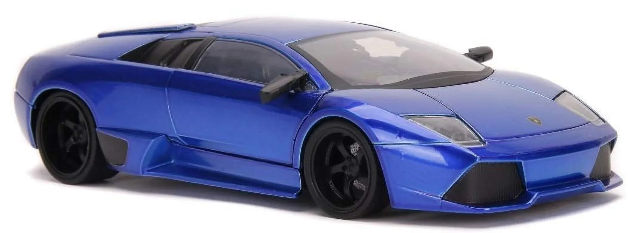 32279 Murcielago Hyper Lamborghini Blue Model Scale Spec Diecast Candy 1-24 Car, LP640 Jada