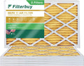 MERV 11 Air Filters 16x24x1 Pleated (5-Pack) Filterbuy Furnace HVAC AC