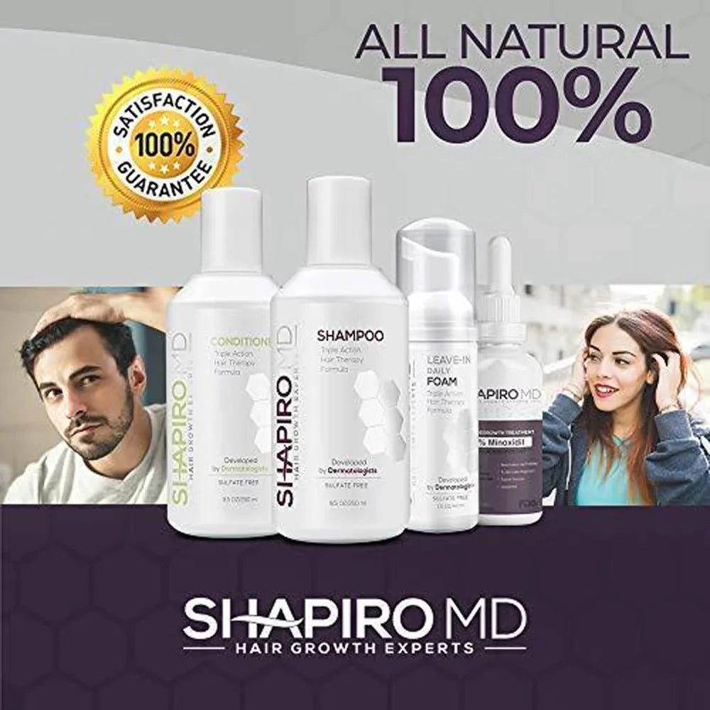 Fighting MD DHT Hair, Hair Month) Vegan 8 Loss ounce Shapiro for Shampoo, Formula Thinning (1