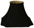 Shade Designs Inverted Gold 10" Cut Lining Lamp Royal Square Black Corner with