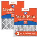 20x20x4 MERV (3 15 Pack 2 5/8) Filters Pleated Pure Nordic Air