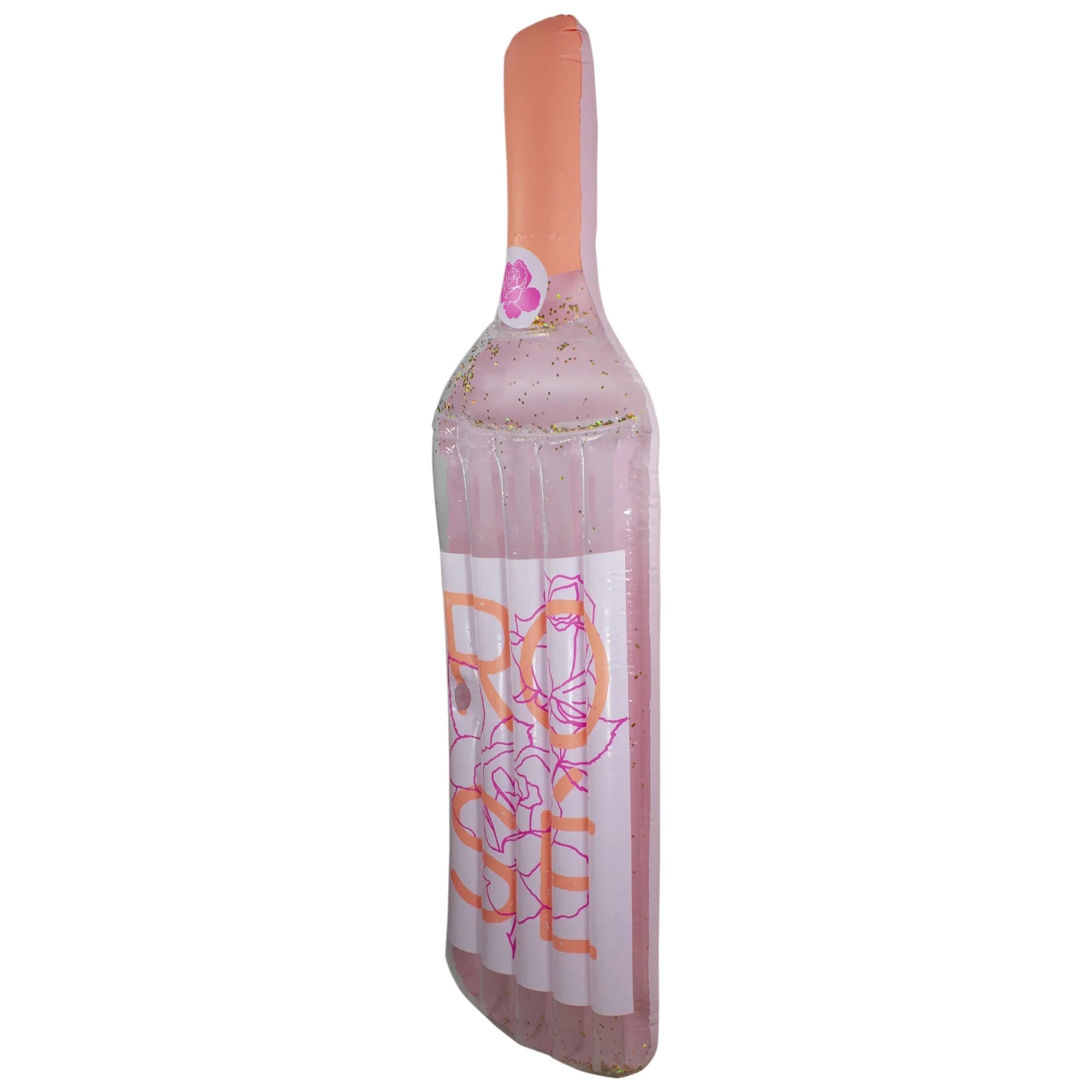 Pool Central Swimming Wine Float Swim Pink Bottle 92" Rose