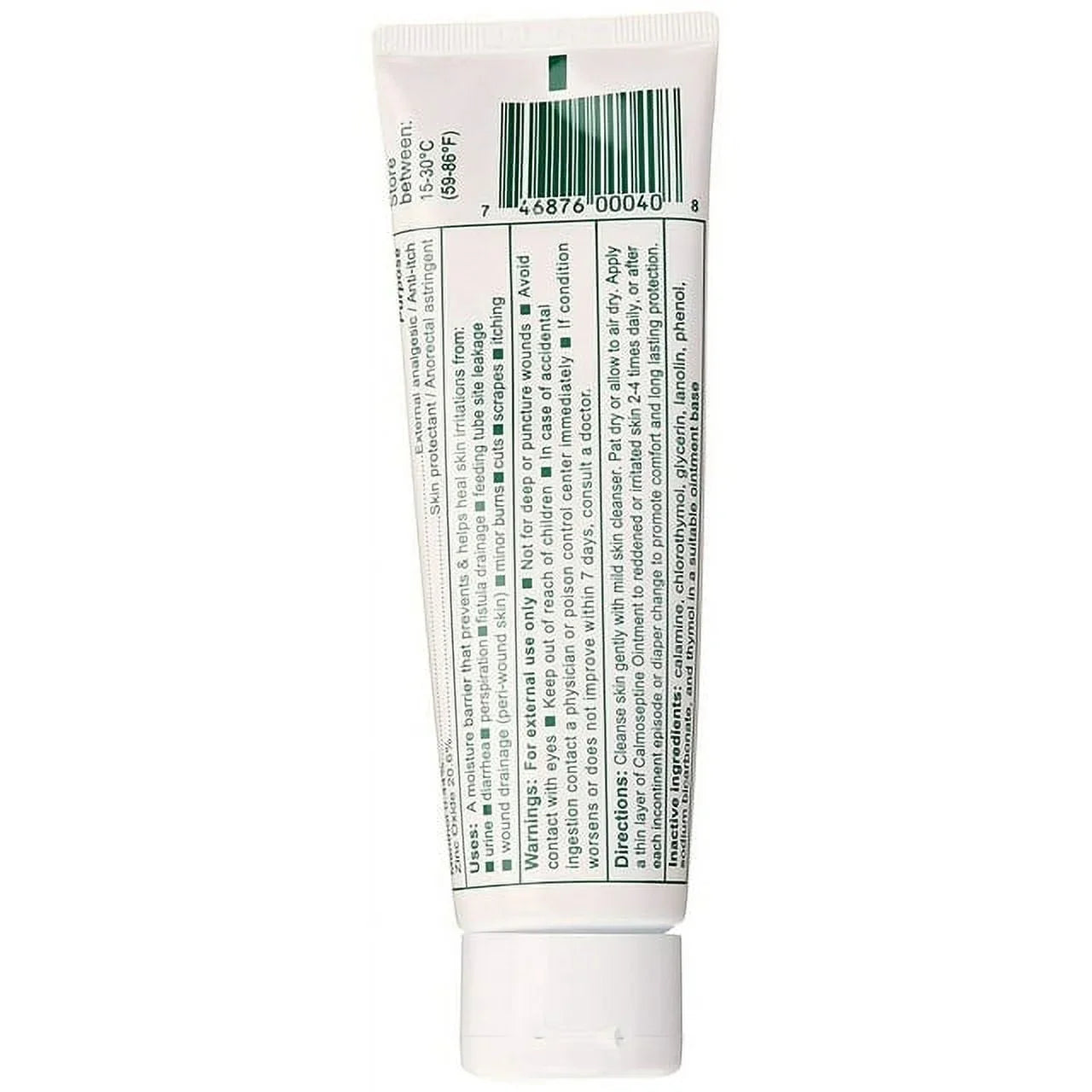 '- Cuts Oxide Zinc Barrier & Menthol Ointment Skincare 3 Healing Effective Pack Calmoseptine Wound Diaper with Itching Care, & for Moisture - for Oz, Skin Healthy Rashes, Irritation, 4 of Burn,