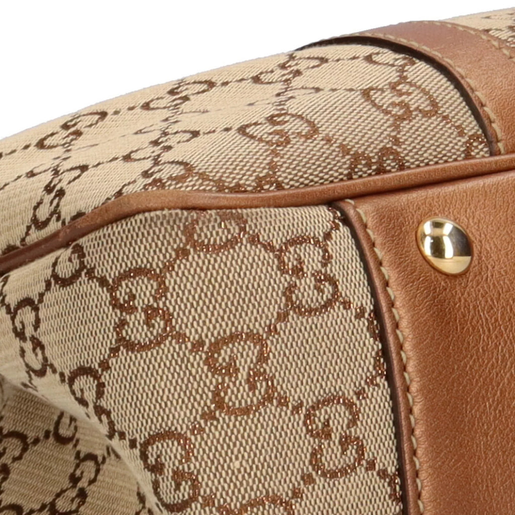 Pre-Owned (Fair) Bag Canvas GG Twins Tote Ladies Beige