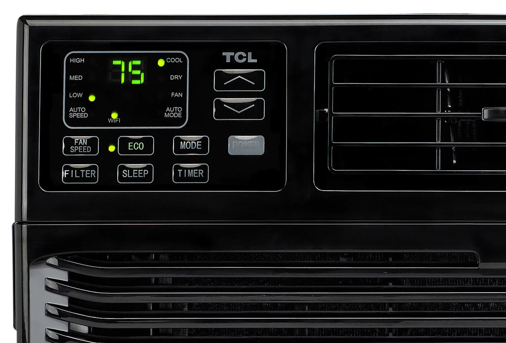 TCL Conditioner Wi-Fi, BTU Home Air Window Black, 115-Volt W10W91-B Remote, 10,000 with Smart