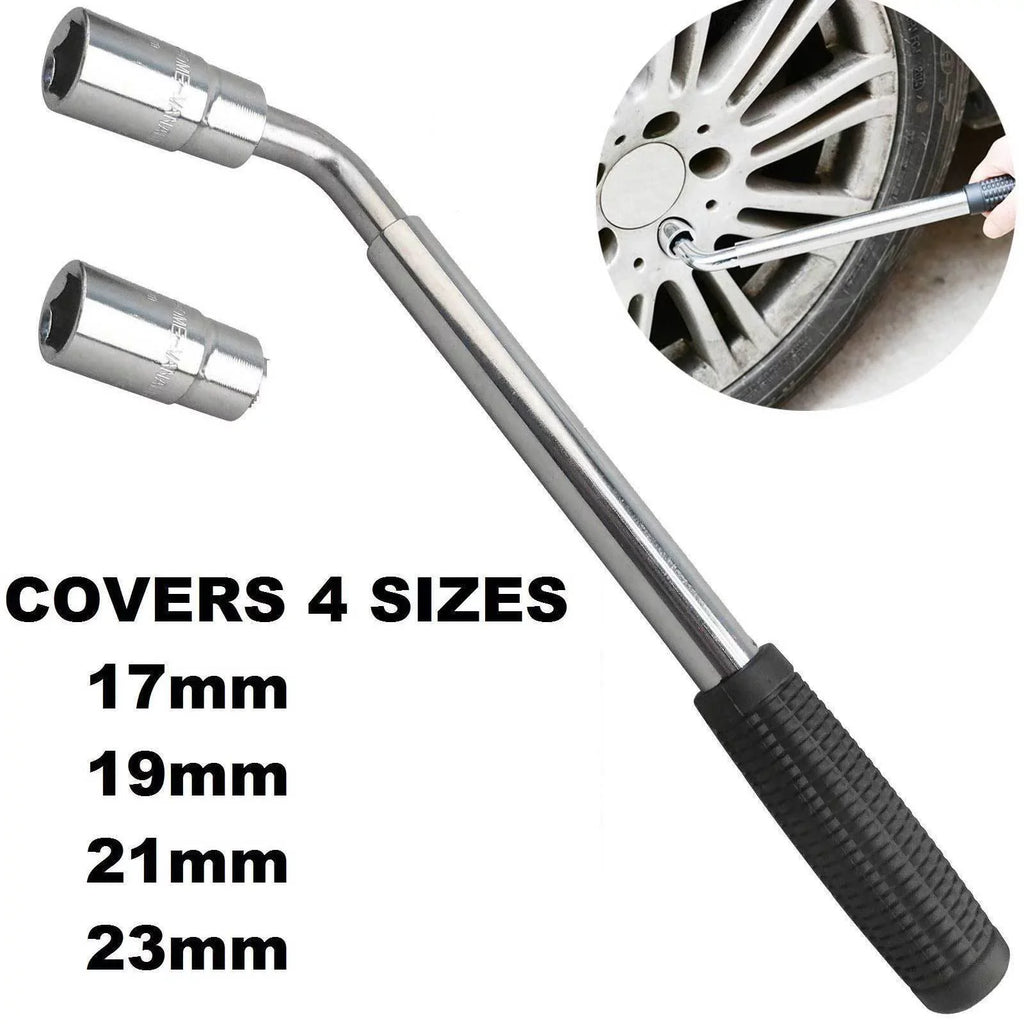 Wrench Heavy Duty Ton Car + 2 Dayplus Extendable Scissor Tool Wheel Repair Jack Kit Van