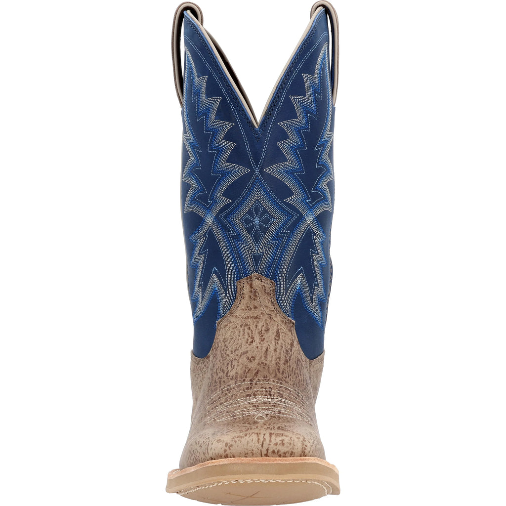 Grey Durango® Denim Western Boot & Pro Rebel Blue Weathered Lite™ 7.5(W) dimension
