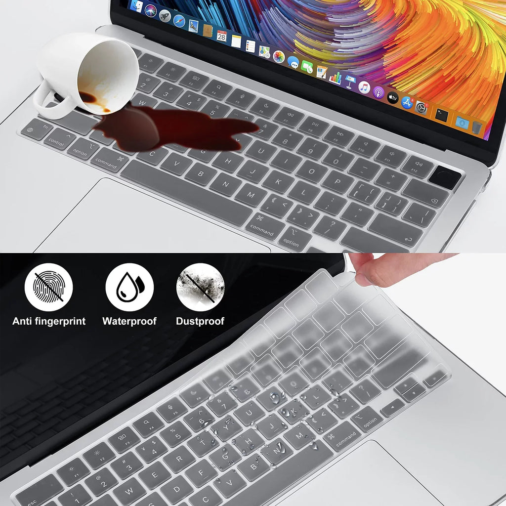 Sleeve Keyboard Crystal with Laptop Cover Hard-Shell Techprotectus Clear (TP-CYC-K-MA13M2)