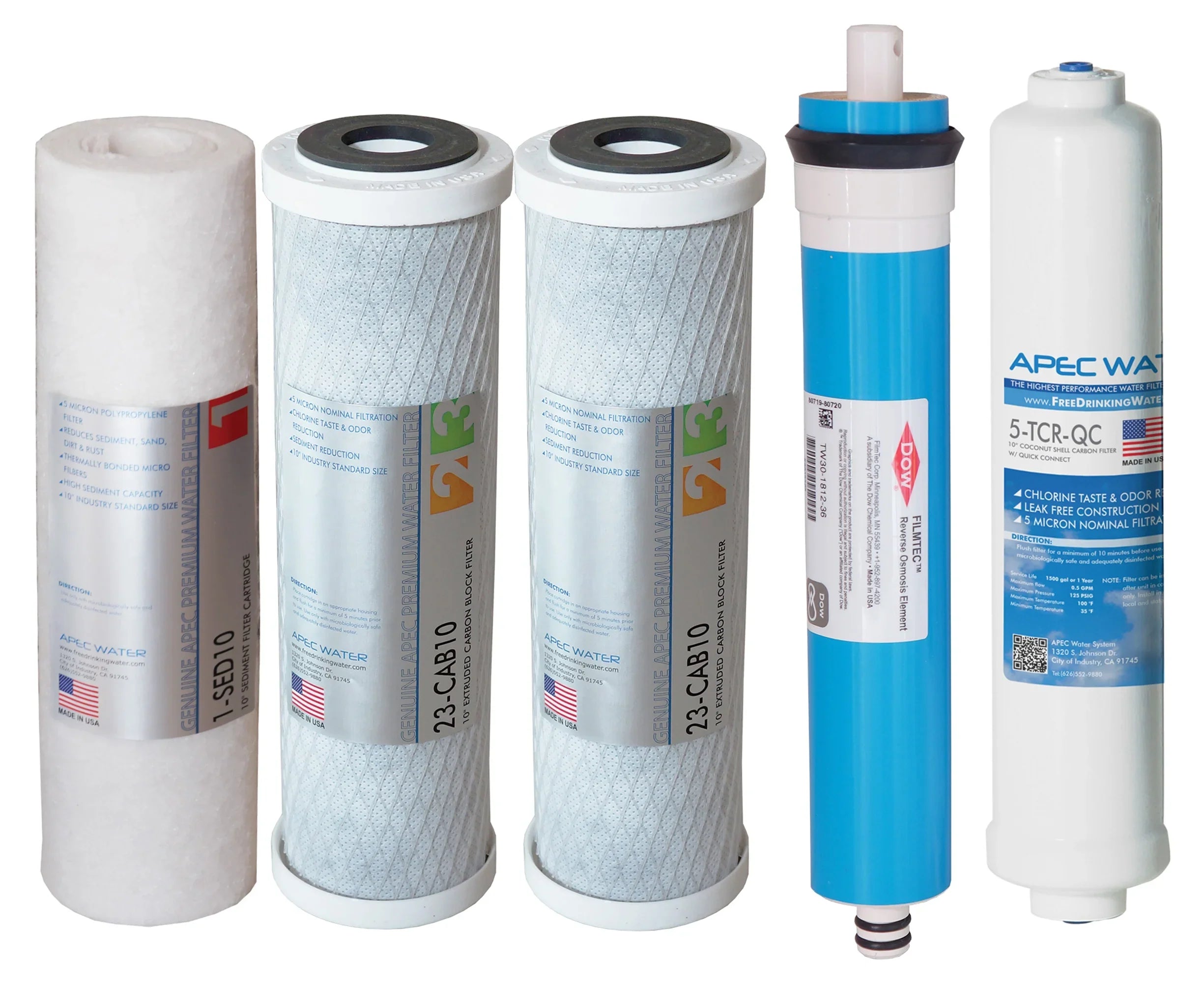 for 50 Reverse Replacement Complete FILTER-MAX45 Osmosis APEC Series GPD Filter System ULTIMATE liquid Set Filter