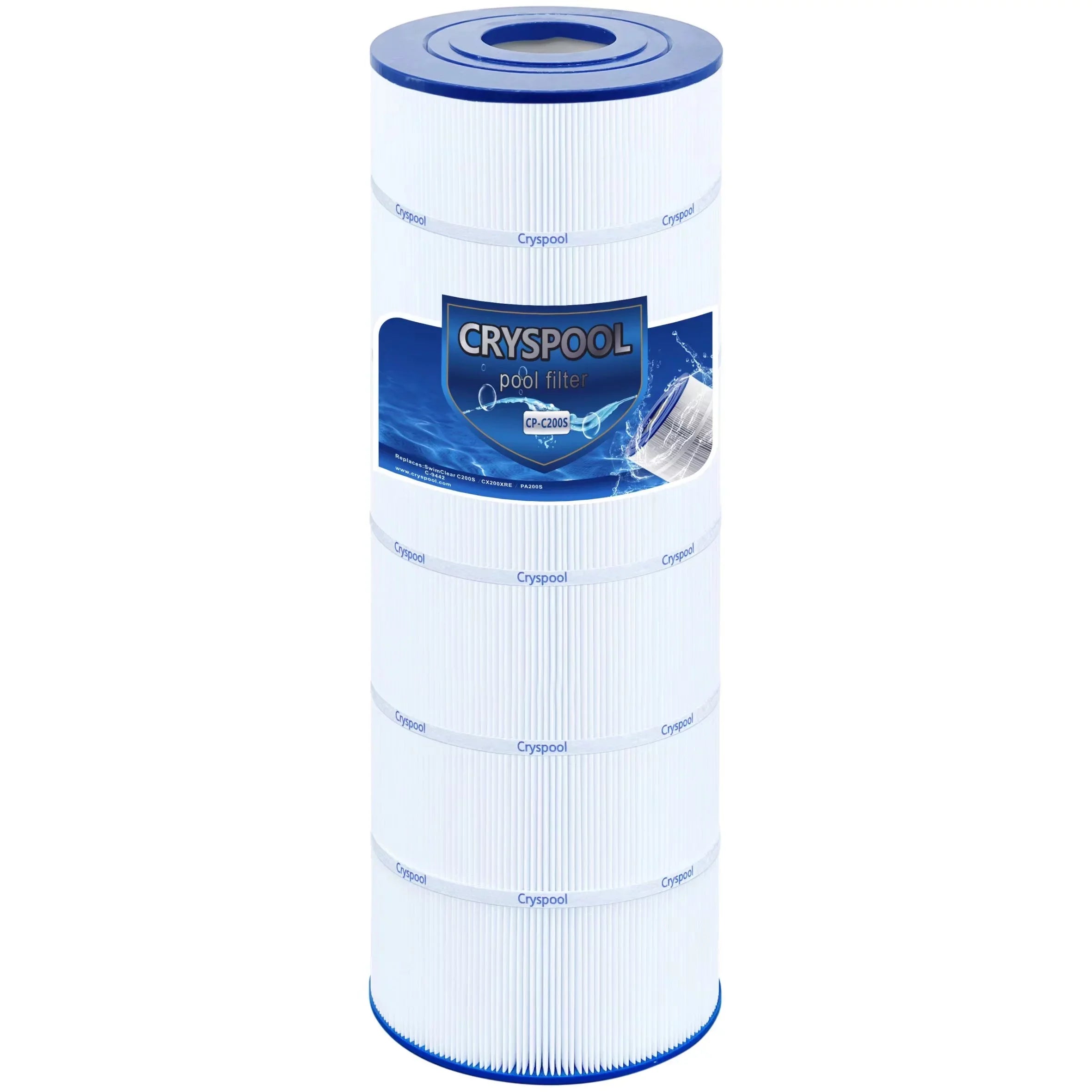 Pack with 200 SwimClear Pool Compatible Filter sq.ft, Unicel CX200XRE, C200S, Cryspool C-9442, PA200S, 1