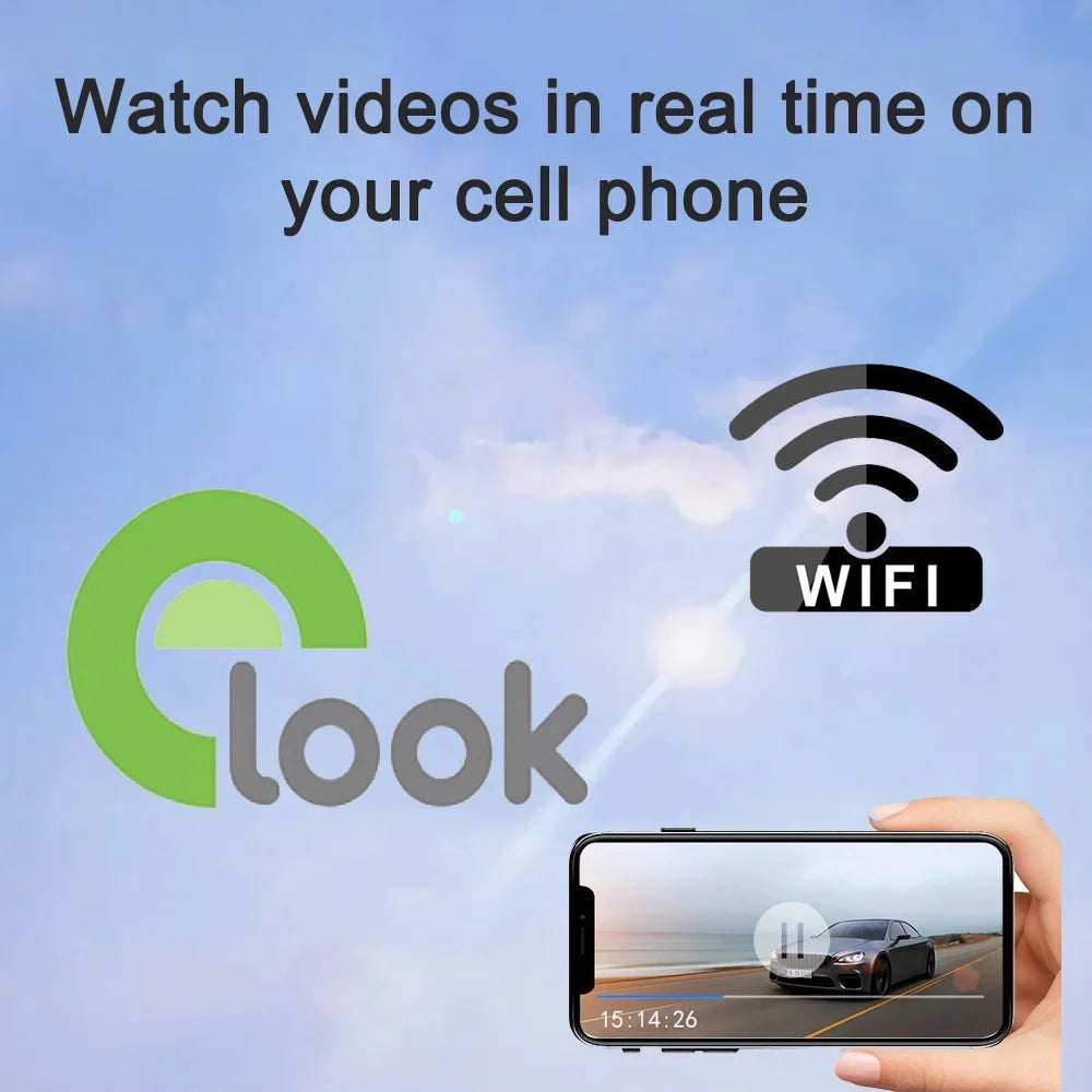 Recorder Camera and moobody with Angle Wide Interconnection Auto Car Driving Dashcam WIFI