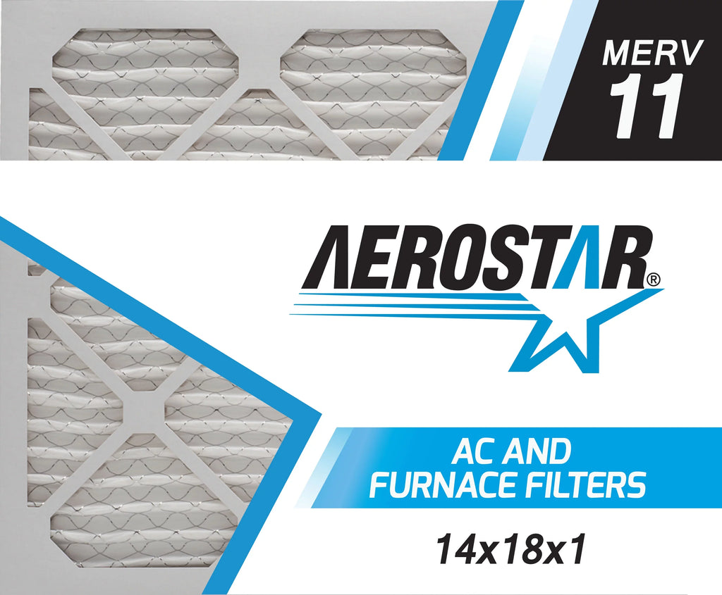 14x18x1, Filter, MERV of Aerostar 14x18x1 Air 11, Box 4