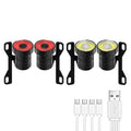 LED Skateboard design Rear Set, Longboard and and Apexeon Lights, Front Ride Safety Rechargeable with USB Light