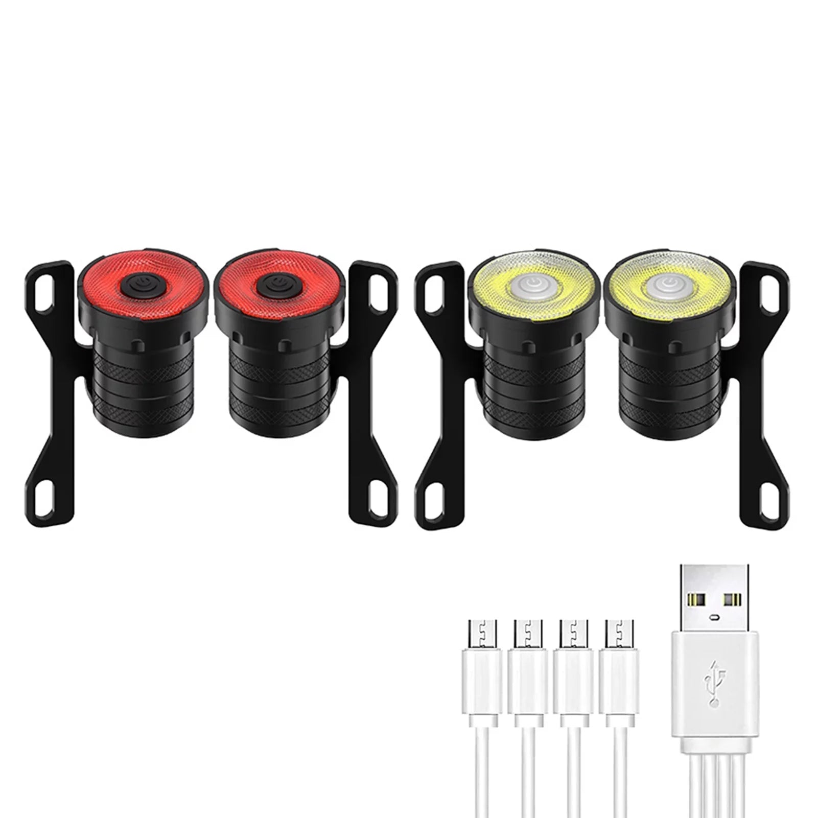 LED Skateboard design Rear Set, Longboard and and Apexeon Lights, Front Ride Safety Rechargeable with USB Light