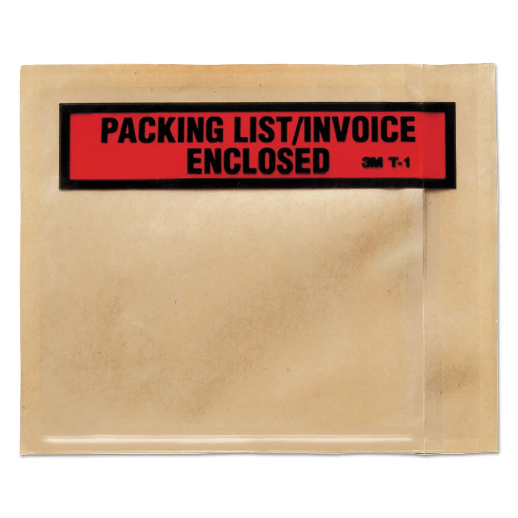 List 4.5" 3M Envelope, White, 5.5", Top Packing x Self-Adhesive Print 1000-Count