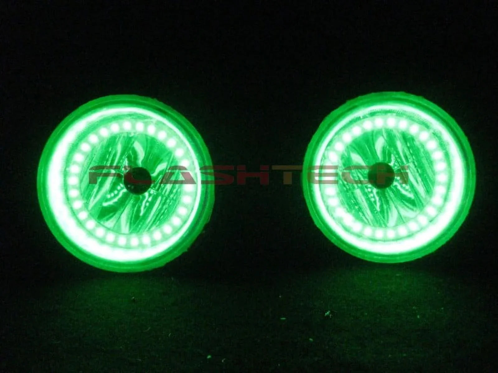 Kit V.3 with Halo for Change Multi Color Fusion RGB Remote Flashtech Wifi Caliber Fog Dodge Light Ring 07-12 Color LED