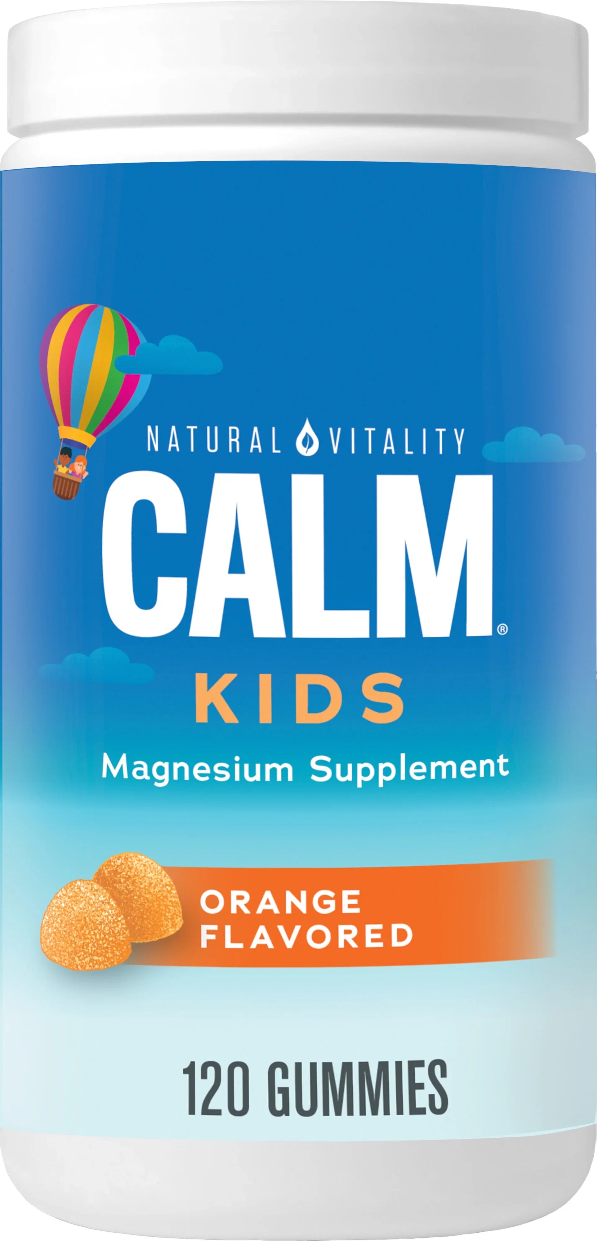 Sweet Kids Citrus, Magnesium Gummies, mg, Calm Count Natural 120 83 Vitality Supplement