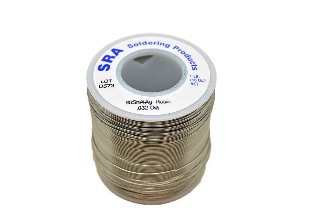 Solder, Flux Rosin 1-Pound Silver 96/4 Core Lead Spool Free .031-Inch,