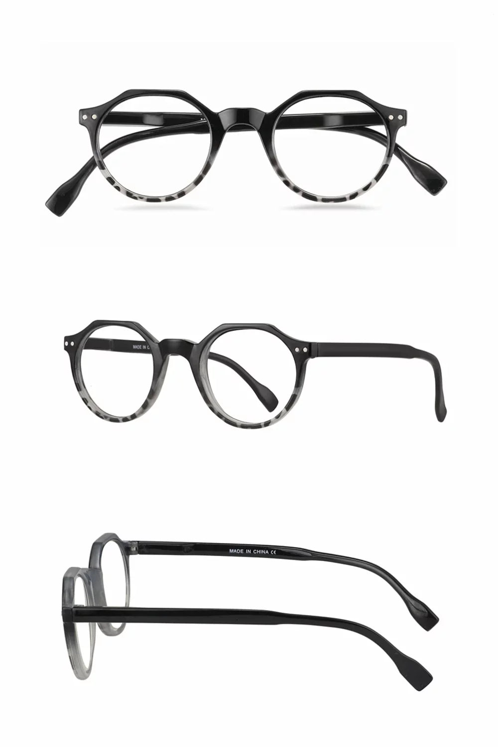 Reading Mens Vintage Light Blue Pairs Blocking 3 Glasses Womens Round Readers