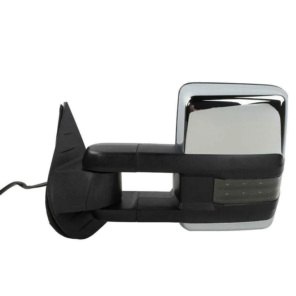 Gmc Led Power Signal&Backup For Heated Chrome Lamp Chevrolet Towing Mirrors