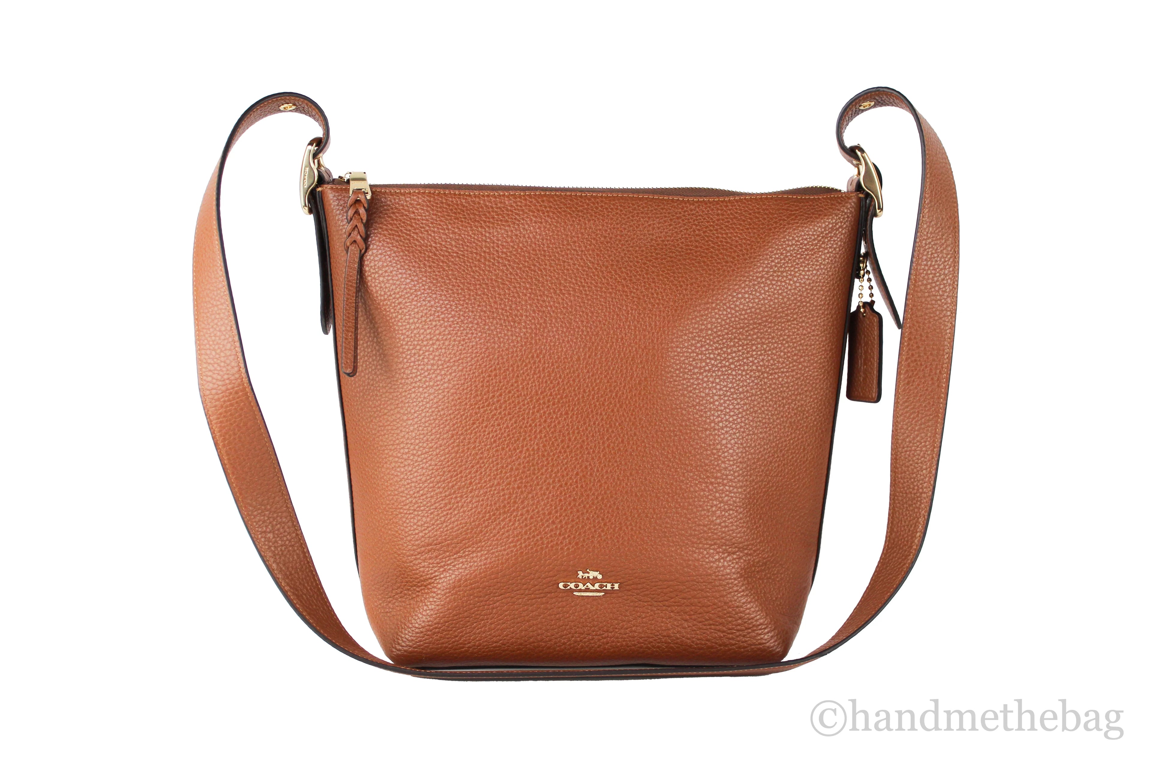 Bag Leather Duffle Redwood Refined Pebble (C2819) Val Shoulder Crossbody Coach