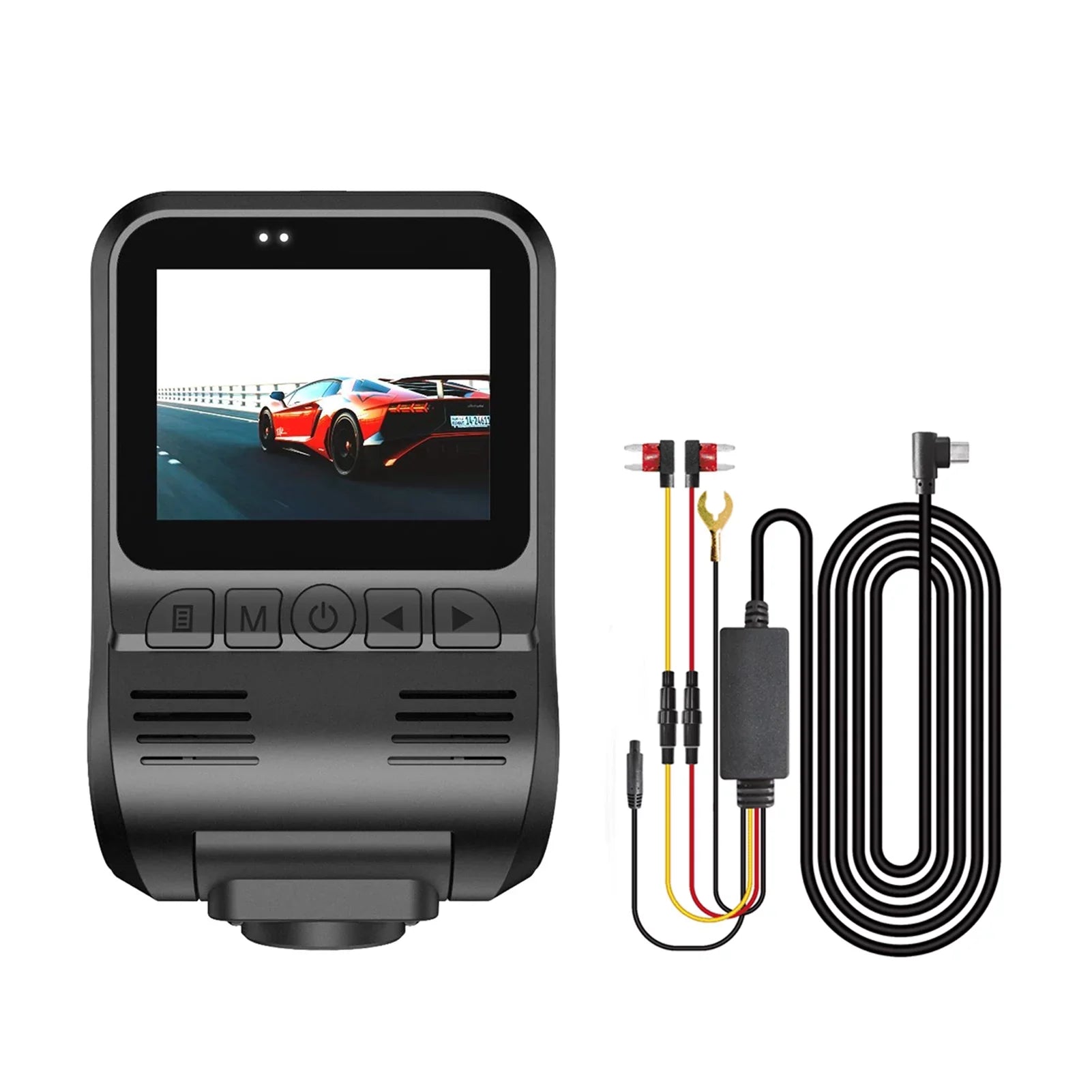 Dash DVR, Tomshoo Recorder for Rear Camera, Cam Front Recording Dual and Camera Recording Dash Loop Driving Shaking 1080P Hidden 720P