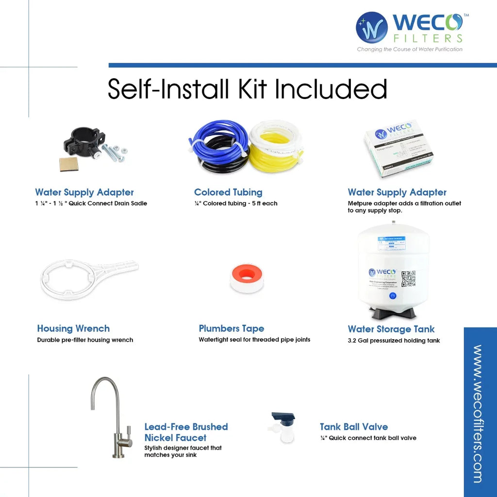 Drinking WECO System Reverse High Efficiency Filtration Osmosis liquid VGRO-75GS-215RO