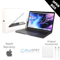 13.3" Core MacBook 128GB Space Gray i5 - Touch (2019) Pro w/ Box SSD Bar MUHN2LL/A Open