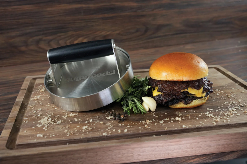 Stainless Smashed Patty Foods Adjustable Hamburger Kit, Press Maker, Burger Steel Guga