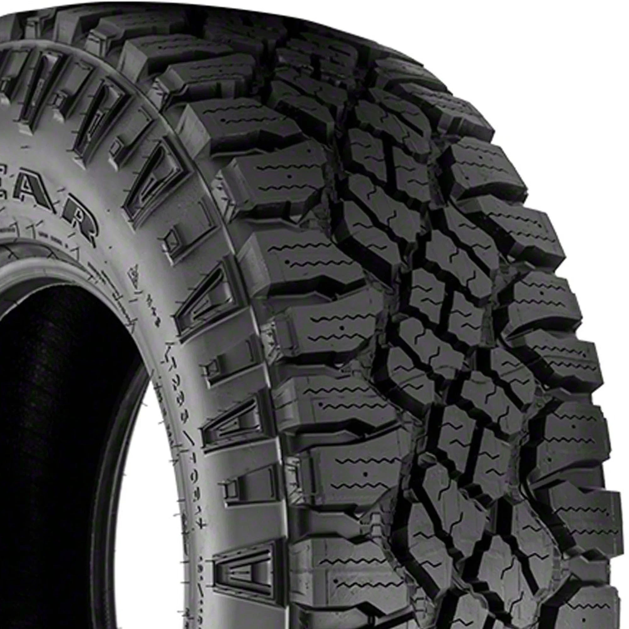 Rugged Goodyear Studdable Wrangler E Light LT325/60R20 Tire DuraTrac 126/123Q Terrain Truck