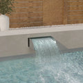 304 Steel 17.7"x13.4"x5.5" Walmeck Stainless Waterfall