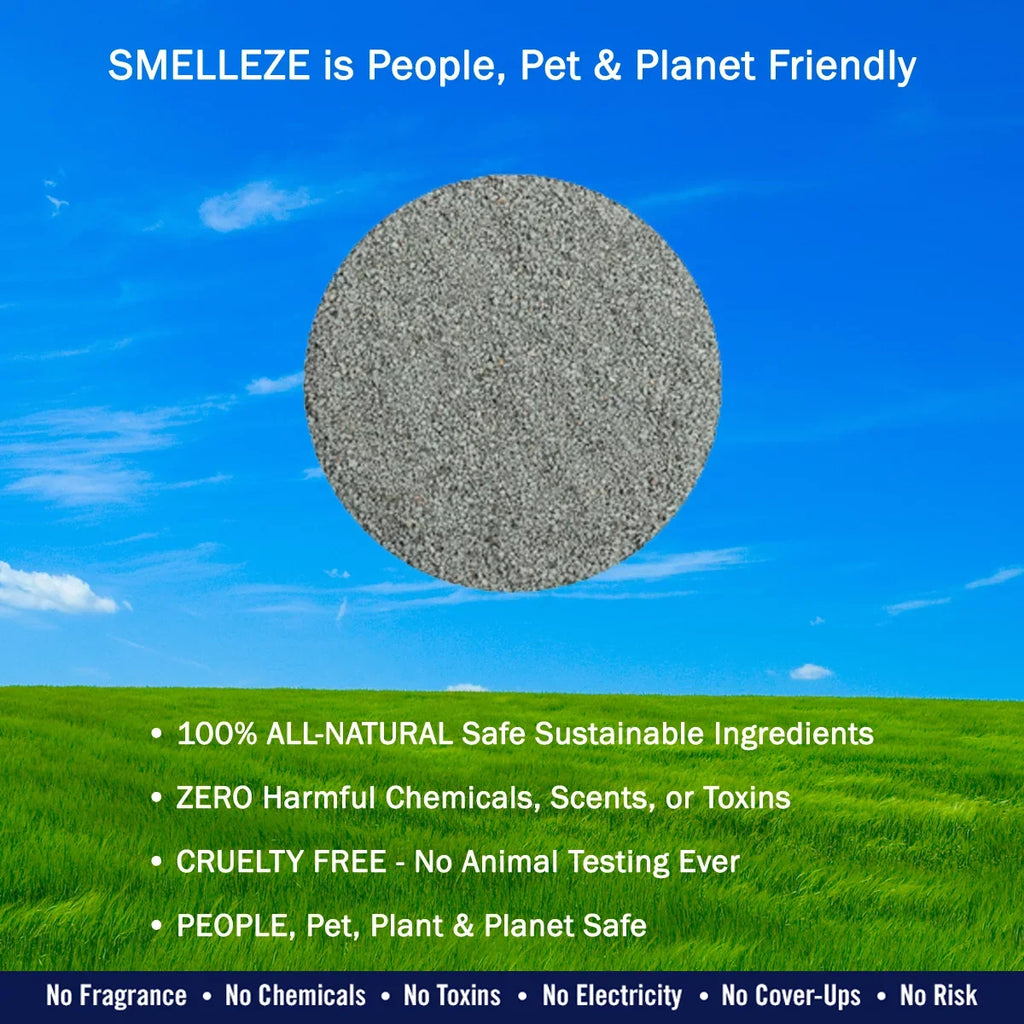 Safely Stench Out Eco Pee 50 & lb. Get Granules Additive: Odor Removal Litter SMELLEZE Poop Cat